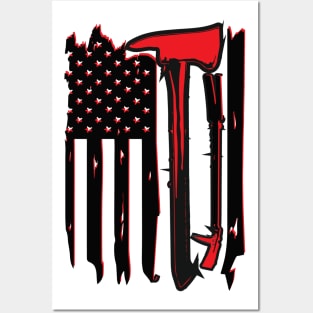 fire department set of irons Posters and Art